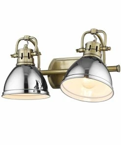 New ✨ Golden Lighting Duncan 2 Light Bath Vanity 👍 137 Golden Lighting Duncan 2 Light Bath Vanity