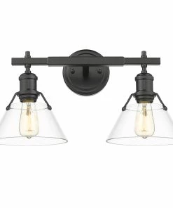 Golden Lighting American Farmhouse Orwell 2 Light Bath Vanity