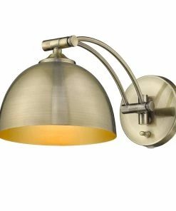 Golden Lighting Rey 1 Light Articulating Wall Sconce