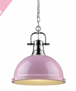 Golden Lighting Duncan 1 Light Pendant With Chain - Closeout
