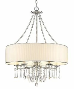 Golden Lighting American Farmhouse Echelon 5 Light Chandelier