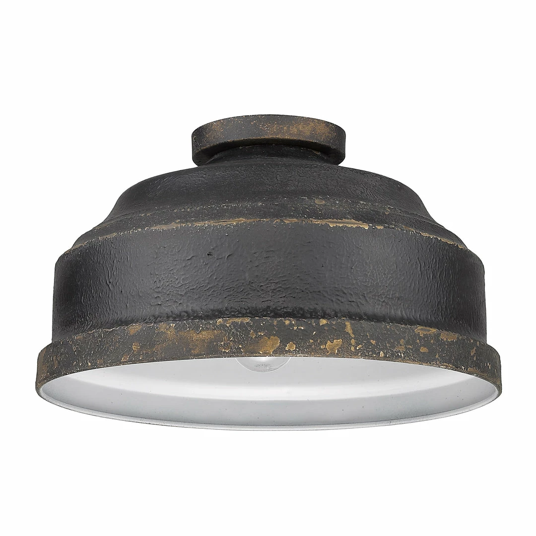 Cheap ๐งจ Golden Lighting American Farmhouse Keating Flush Mount ๐ 5 Golden Lighting American Farmhouse Keating Flush Mount