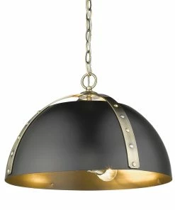 Golden Lighting American Farmhouse Aldrich 3 Light Pendant