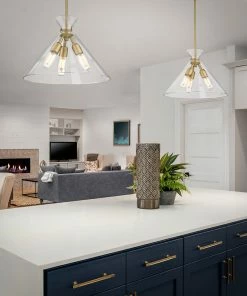 Golden Lighting American Farmhouse Malta 3 Light Pendant