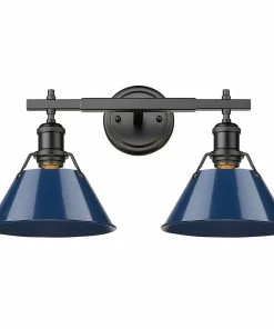 Golden Lighting American Farmhouse Orwell 2 Light Bath Vanity