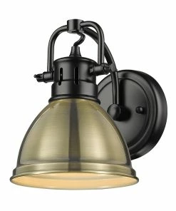 Golden Lighting American Farmhouse Duncan 1 Light Bath Vanity