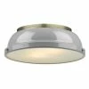 Golden Lighting Transitional Looks Duncan 14" Flush Mount