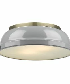 Golden Lighting Transitional Looks Duncan 14" Flush Mount