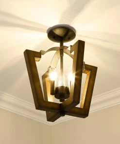 Top 10 ๐ Golden Lighting American Farmhouse Regan Semi-Flush - Closeout ๐ฅฐ 13 Golden Lighting American Farmhouse Regan Semi-Flush - Closeout