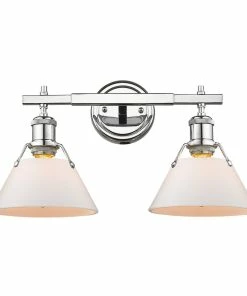 Golden Lighting American Farmhouse Orwell 2 Light Bath Vanity