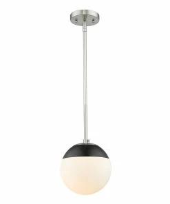 Golden Lighting Dixon Small Pendant With Rod - Closeout