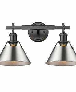 Golden Lighting American Farmhouse Orwell 2 Light Bath Vanity