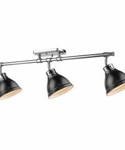 Golden Lighting Duncan Semi-Flush - Track Light - Closeout American Farmhouse