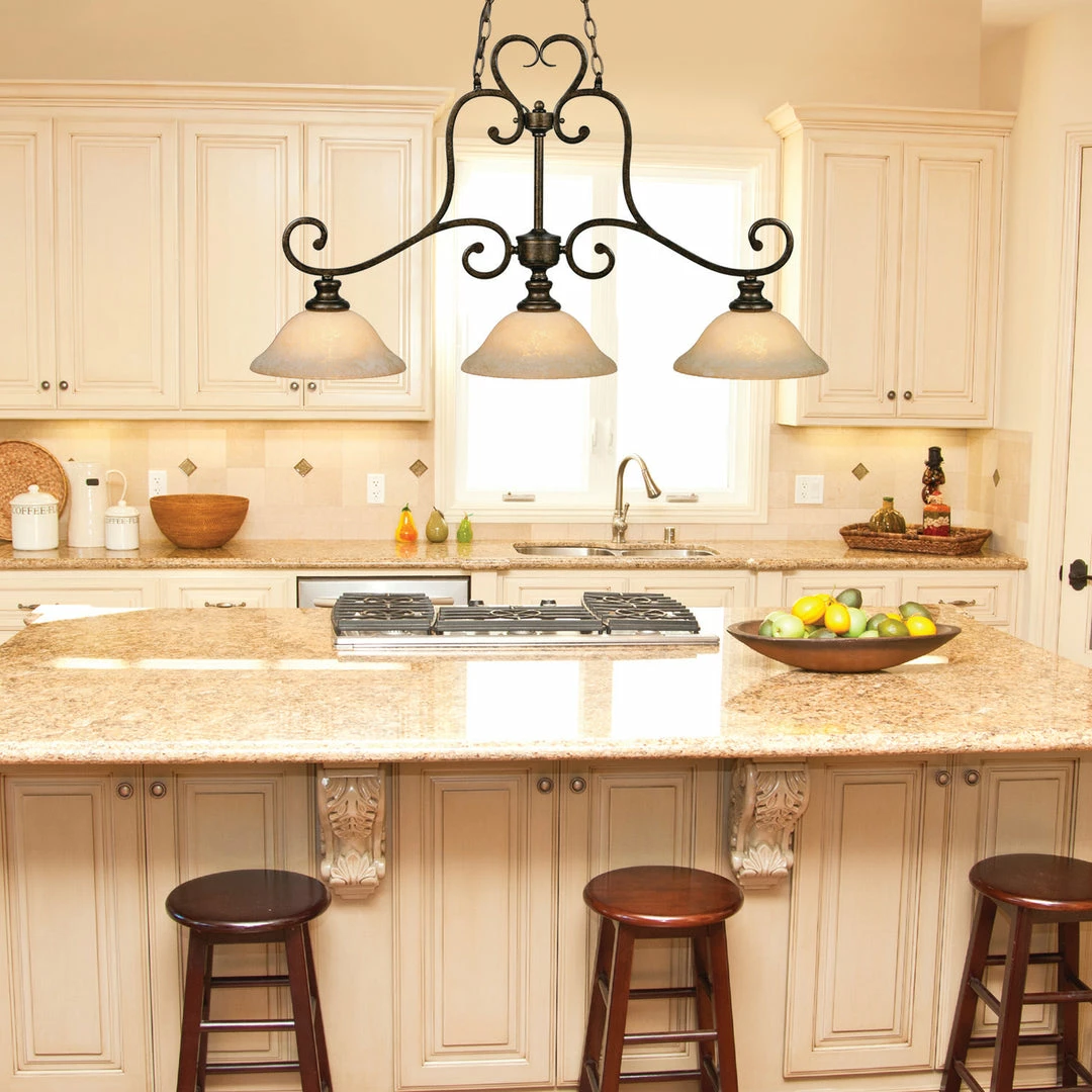 Deals ⭐ Golden Lighting American Farmhouse Heartwood 3 Light Linear Pendant ✔️ 4 Golden Lighting American Farmhouse Heartwood 3 Light Linear Pendant