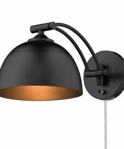 Golden Lighting Rey 1 Light Articulating Wall Sconce