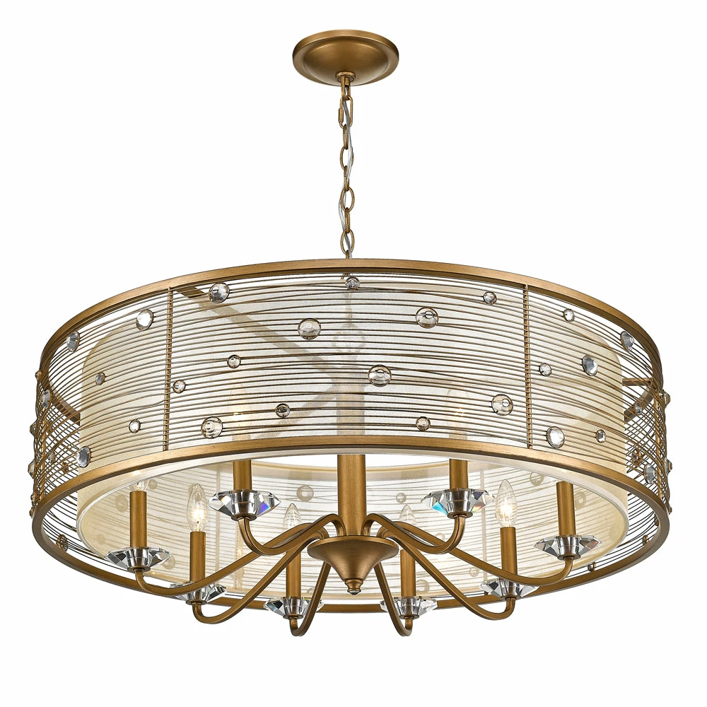Top 10 ๐ฏ Golden Lighting American Farmhouse Joia 8 Light Chandelier ๐ 4 Golden Lighting American Farmhouse Joia 8 Light Chandelier