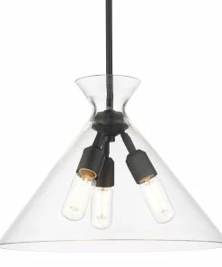 Golden Lighting American Farmhouse Malta 3 Light Pendant