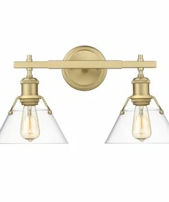 Golden Lighting American Farmhouse Orwell 2 Light Bath Vanity