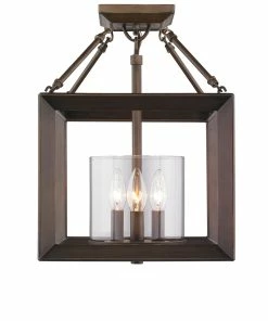 Golden Lighting Smyth Semi-Flush (Convertible)