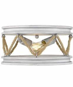 Golden Lighting Chatham Flush Mount American Farmhouse