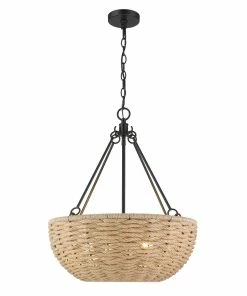 Golden Lighting Hathaway 4 Light Pendant