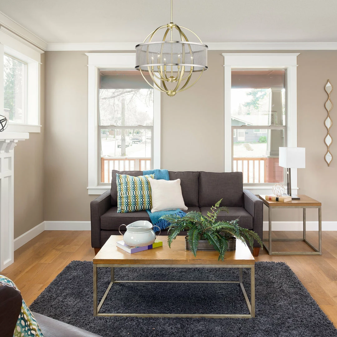 Best Pirce ๐งจ Golden Lighting American Farmhouse Colson 6 Light Chandelier โค๏ธ 22 Golden Lighting American Farmhouse Colson 6 Light Chandelier