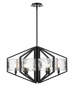 Golden Lighting Varsha 6 Light Chandelier American Farmhouse
