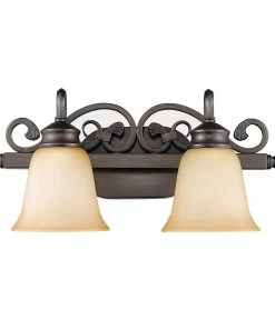 Golden Lighting American Farmhouse Belle 2 Light Bath Vanity