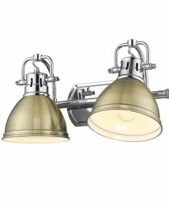 New ✨ Golden Lighting Duncan 2 Light Bath Vanity 👍 187 Golden Lighting Duncan 2 Light Bath Vanity