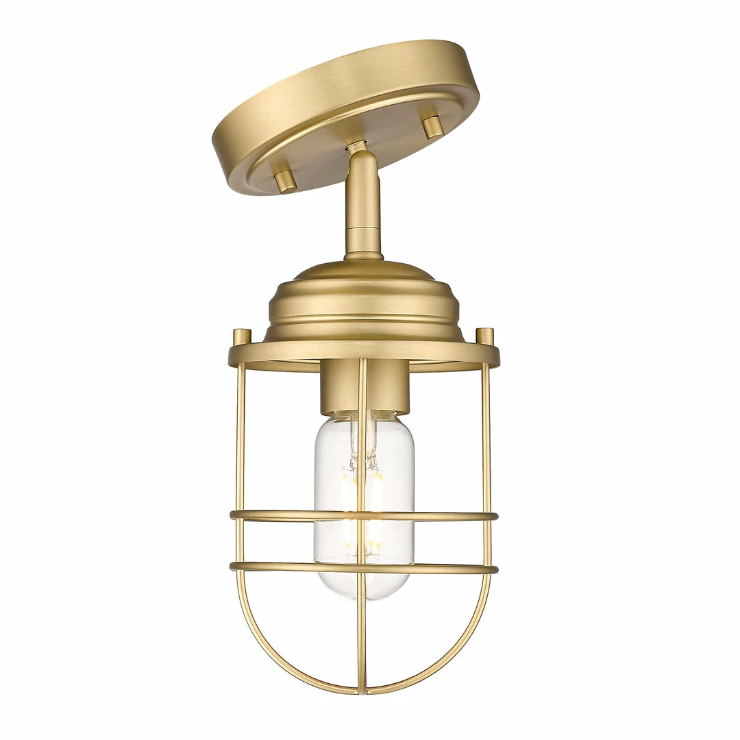 Discount ๐ Golden Lighting Seaport Semi-Flush ๐ 5 Golden Lighting Seaport Semi-Flush