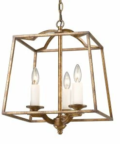 Golden Lighting Athena 3 Light Pendant Transitional Looks