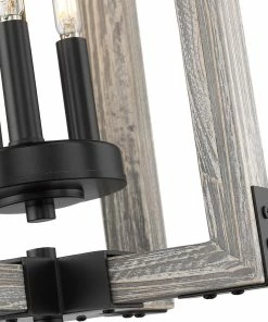 Golden Lighting American Farmhouse Lowell 3 Light Pendant