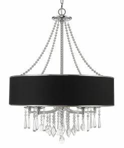 Golden Lighting American Farmhouse Echelon 5 Light Chandelier