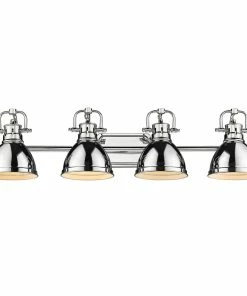 Golden Lighting Duncan 4 Light Bath Vanity American Farmhouse