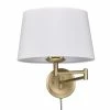 Golden Lighting American Farmhouse Eleanor 1 Light Articulating Wall Sconce