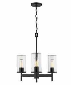 Golden Lighting Winslett 3 Light Chandelier American Farmhouse