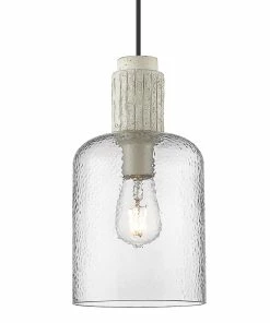 Golden Lighting American Farmhouse Pedra Small Pendant