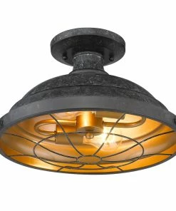 Golden Lighting Bartlett Semi-Flush