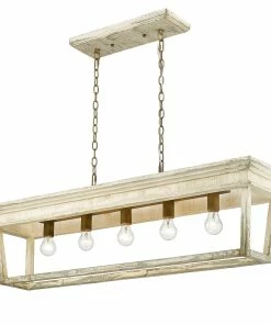 Golden Lighting Haiden Linear Pendant American Farmhouse