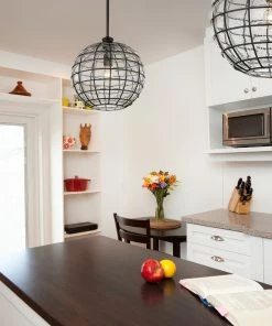 Discount ✔️ Golden Lighting Powell Medium Pendant American Farmhouse ✨ 9 Golden Lighting Powell Medium Pendant American Farmhouse