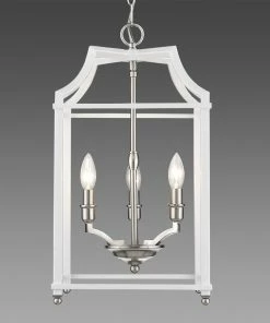 Golden Lighting American Farmhouse Leighton 3 Light Pendant - Closeout