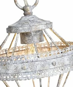 Golden Lighting American Farmhouse Ferris Semi-Flush