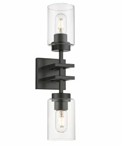 Golden Lighting Tribeca 2 Light Wall Sconce American Farmhouse