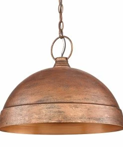 Golden Lighting American Farmhouse Lincoln 1 Light Pendant