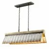 Golden Lighting American Farmhouse Waylon Linear Pendant