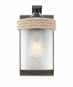 Golden Lighting Chatham 1 Light Bath Vanity American Farmhouse