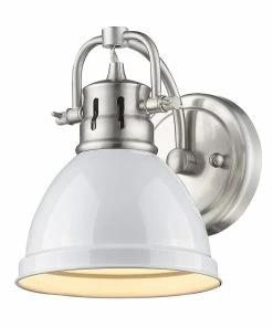 Golden Lighting American Farmhouse Duncan 1 Light Bath Vanity