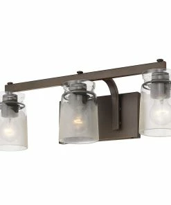 Golden Lighting American Farmhouse Travers 3 Light Bath Vanity