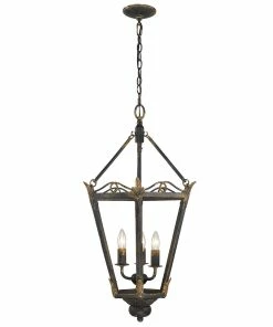 Golden Lighting American Farmhouse Matilda 3 Light Pendant