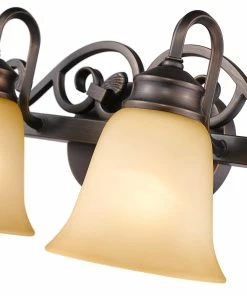 Golden Lighting American Farmhouse Belle 2 Light Bath Vanity